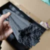 Vietnam sawdust briquette charcoal in warehouse